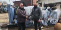 Volunteers of Globee International, with the support of our association, handed over a generator to the Pervomaysk Territorial Community in Kharkiv Oblast.