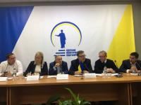 Press conference on the Odessa political platform